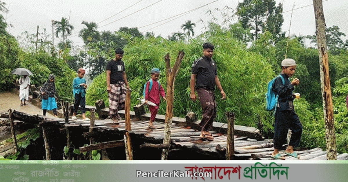 ১৪ বছরেও পুনর্নির্মিত হয়নি দুই জেলার সংযোগ সেতু, ভোগান্তি চরমে