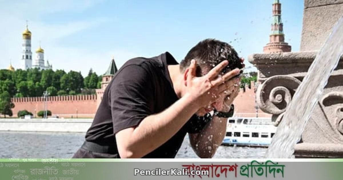 ইউরোপে তাপপ্রবাহ: গলছে রাস্তা, বাঁকছে ট্রাম লাইন