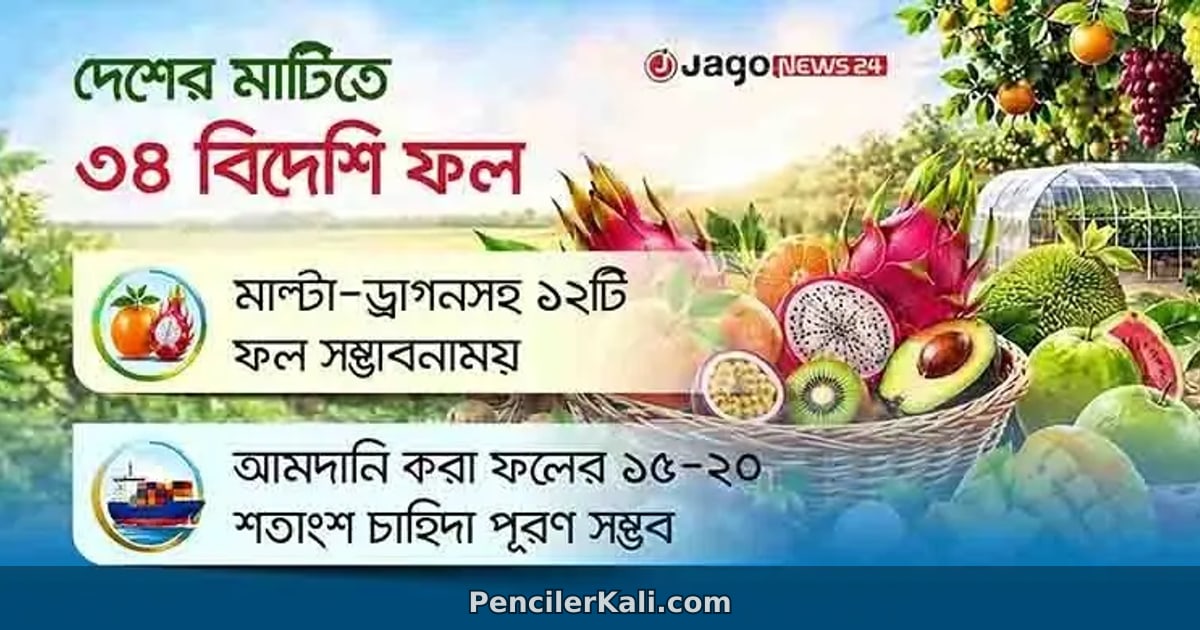 বাংলাদেশে বিদেশি ফলের বাণিজ্যিক চাষাবাদ ও রপ্তানির সম্ভাবনা