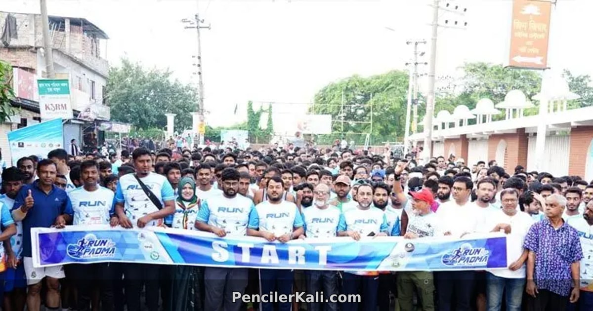 পদ্মা নদী রক্ষায় রাজশাহীতে ‘রান ফর পদ্মা’ মিনি ম্যারাথন