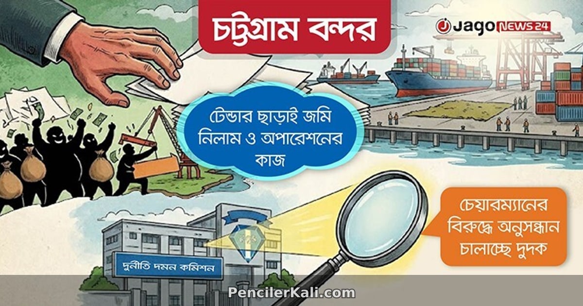 চট্টগ্রাম বন্দরে টেন্ডারবিহীনভাবে জমি ও স্থাপনা ইজারা, দুদকের তদন্ত শুরু