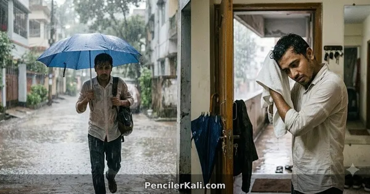 বৃষ্টিতে ভিজেও সুস্থ থাকার সহজ কৌশল