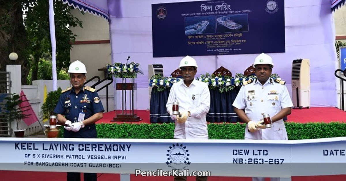দেশীয় প্রযুক্তিতে ৫টি রিভারাইন পেট্রোল ভেসেল নির্মাণ করছে নৌবাহিনী