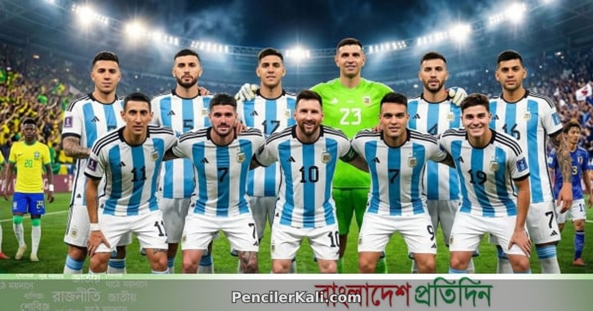 আর্জেন্টিনার ইতিহাস গড়া জয়: বিশ্বমঞ্চে নতুন রেকর্ড