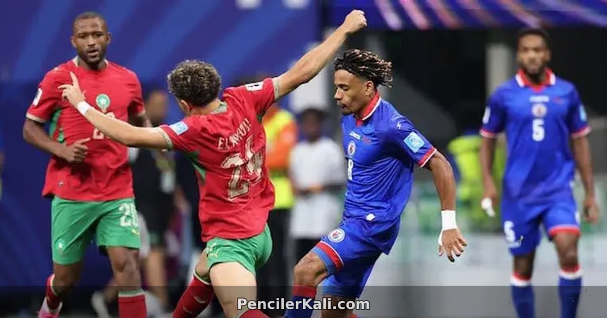 মরক্কো-হাইতির প্রথমার্ধে রুদ্ধশ্বাস লড়াই, ২-২ গোলে সমতা