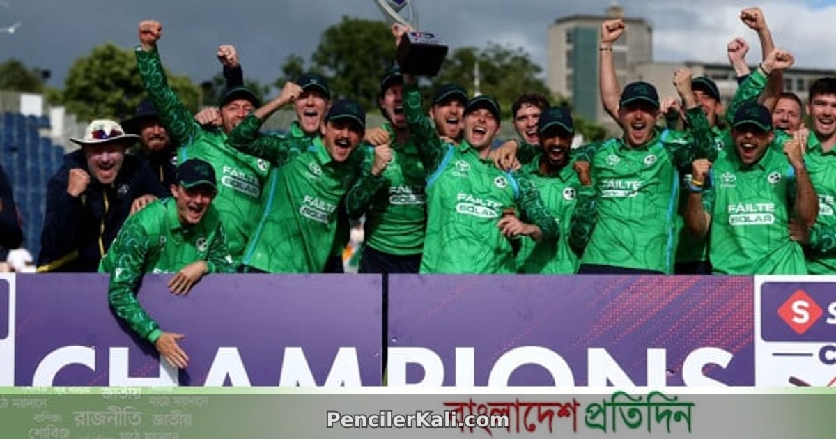প্রথমবারের মতো ভারতের বিপক্ষে সিরিজ জিতল আয়ারল্যান্ড