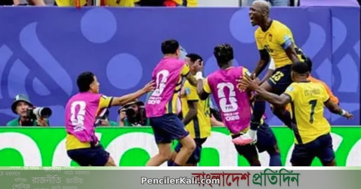 জার্মানিকে হারিয়ে বিশ্বকাপের নকআউটে ইকুয়েডর