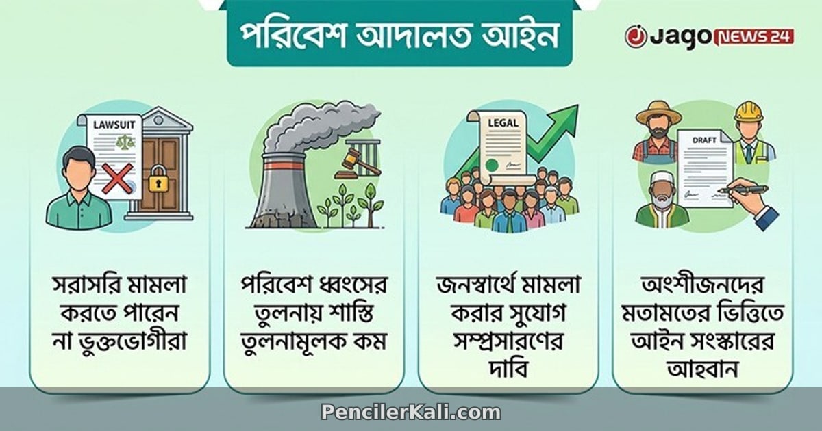 পরিবেশ আদালত আইন সংস্কারের দাবি জোরালো হচ্ছে
