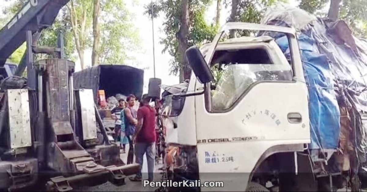 মাদারীপুরে দুই ট্রাকের সংঘর্ষে চালক নিহত, আহত ৪