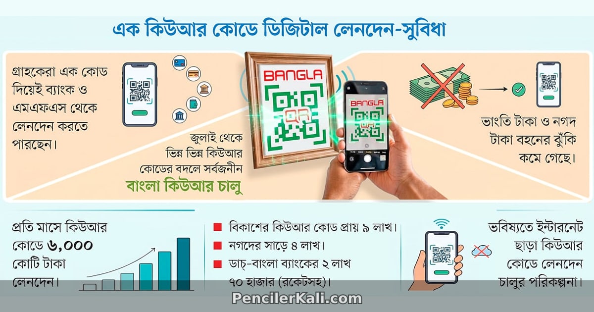 ডিজিটাল লেনদেনে নতুন দিগন্ত উন্মোচন: চালু হলো বাংলা কিউআর